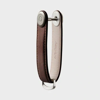 Orbitkey Leather Key Organiser In Brown