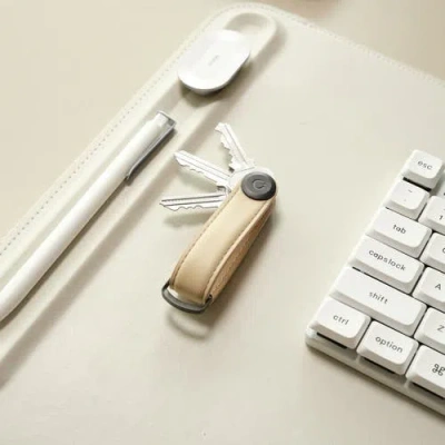 Orbitkey Leather Key Organiser In Neutral