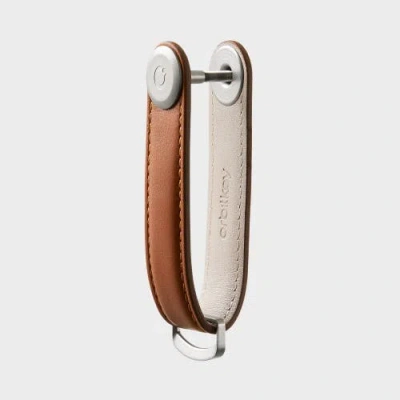 Orbitkey Leather Key Organiser In Brown