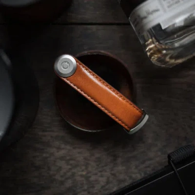 Orbitkey Leather Key Organiser In Brown