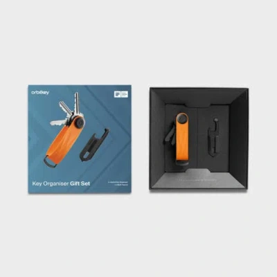 Orbitkey Active Key Organiser + Multitool V2 Set In Orange