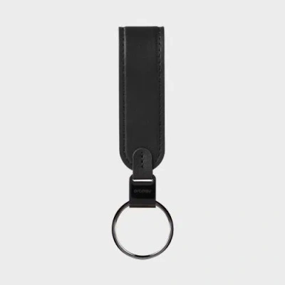 Orbitkey Leather Loop Keychain In Black