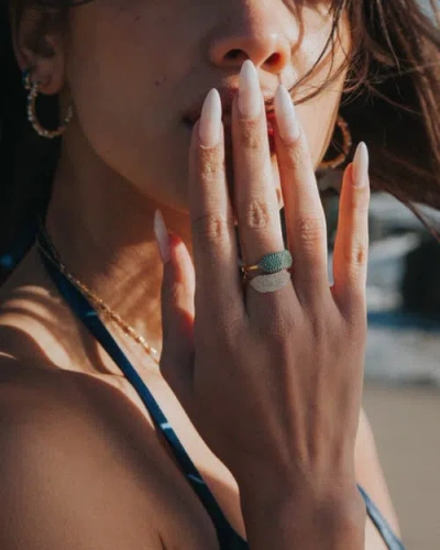 Native Gem Id Ring In Gold