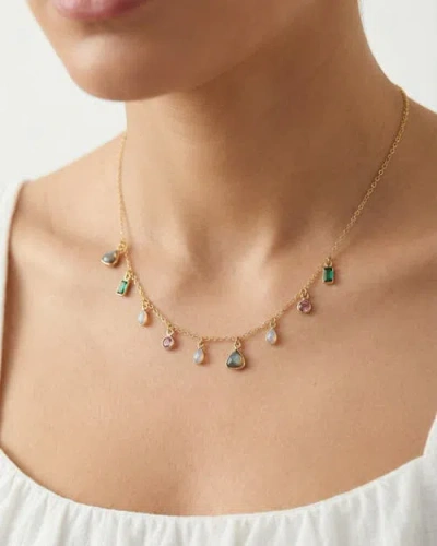 Native Gem Candy Gem Rainbow Gemstone Necklace In Multi