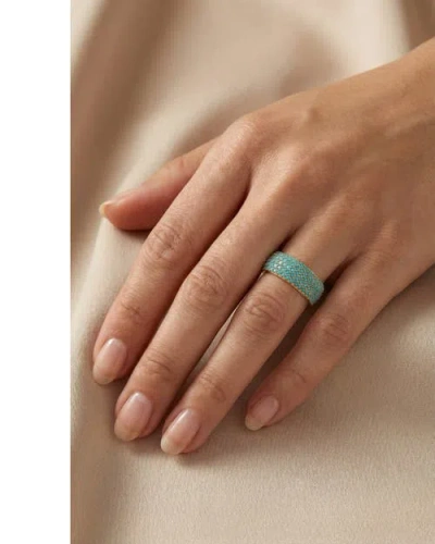 Native Gem Mini Billionaire Ring In Blue