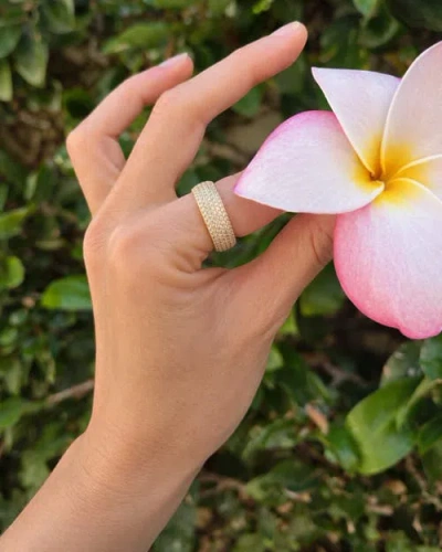 Native Gem Mini Billionaire Ring In Gold