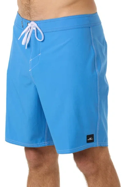 O'neill Hyperfreak Heat Solid Board Shorts In Blue