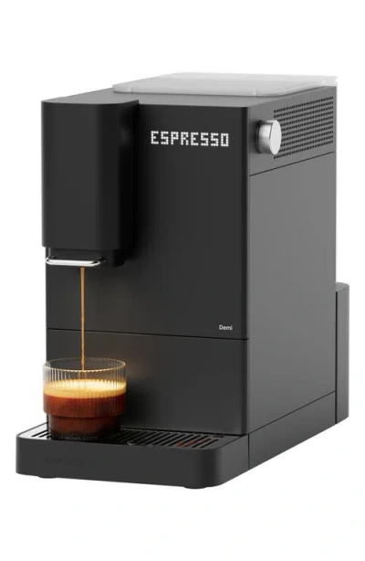 Terra Kaffe Demi Compact Fully Automatic Espresso Machine In Black