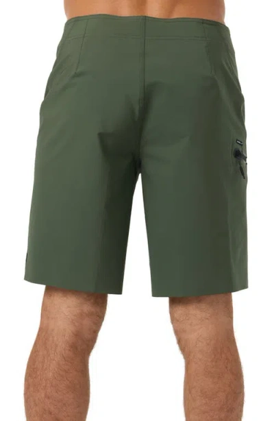 O'neill Hyperfreak Tech Solid Board Shorts In Green