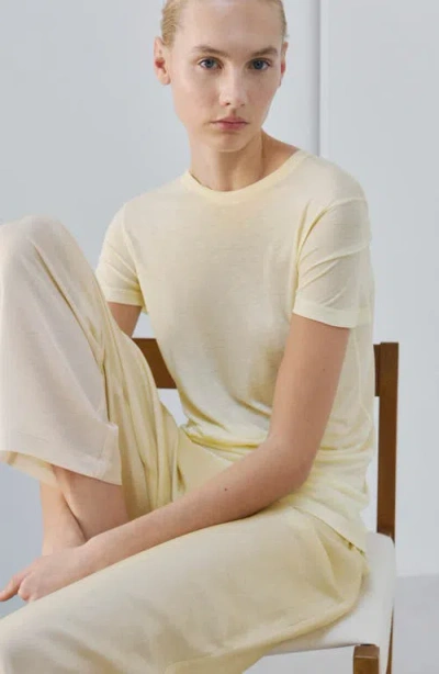 Mango Short Sleeve T-shirt In Yellow
