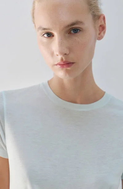 Mango Short Sleeve T-shirt In Blue