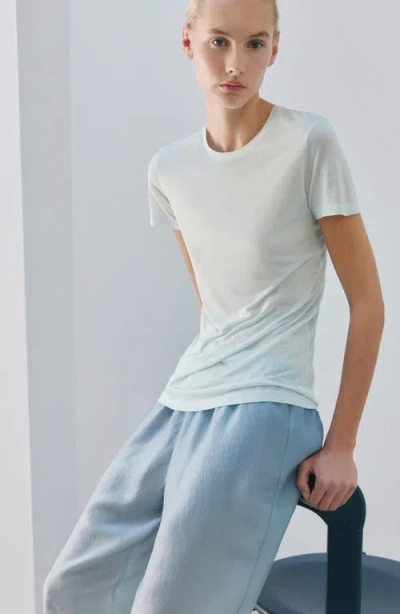 Mango Short Sleeve T-shirt In Blue