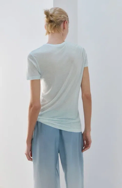 Mango Short Sleeve T-shirt In Blue