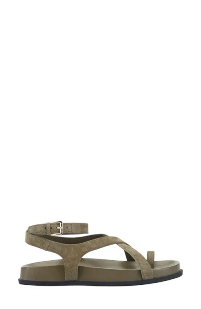 Marc Fisher Ltd Bevy Ankle Strap Sandal In Green