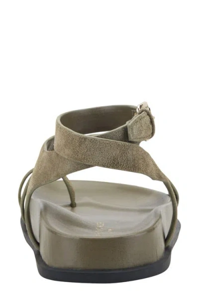 Marc Fisher Ltd Bevy Ankle Strap Sandal In Green