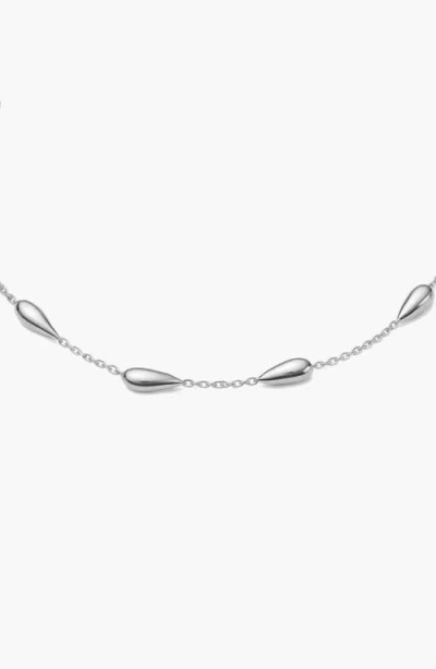 Yoj Eos Flow Necklace In Silver
