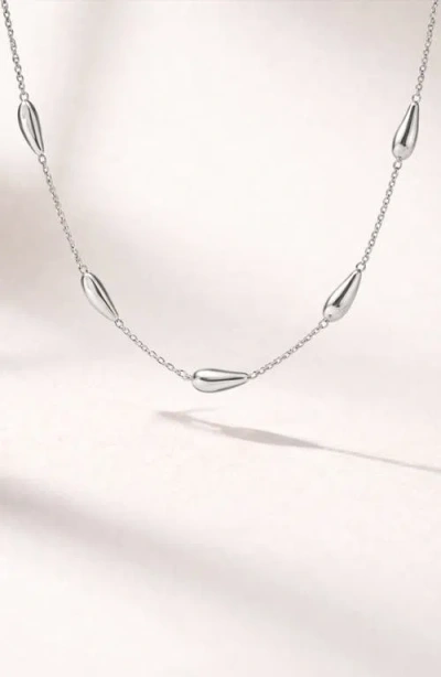 Yoj Eos Flow Necklace In Silver