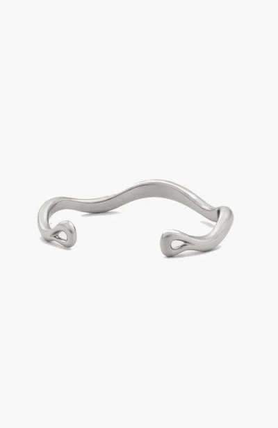 Yoj Magma Cuff In Silver
