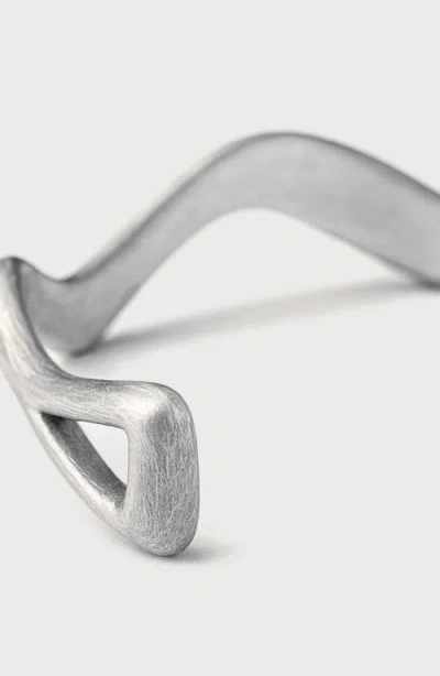 Yoj Magma Cuff In Silver