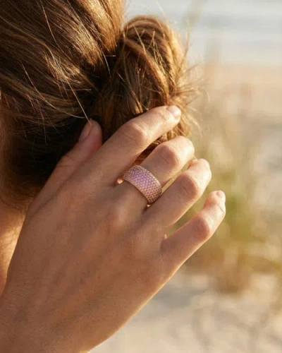 Native Gem Billionaire Ring In Pink