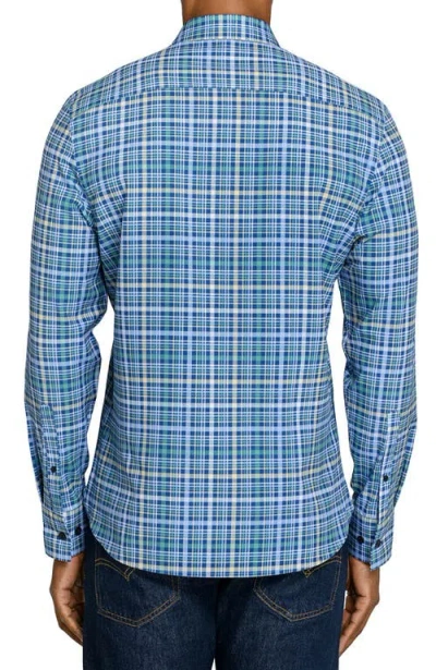 Construct Slim Fit Multi Plaid Woven Long Sleeve Basic Shirt In Multi