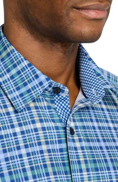 Construct Slim Fit Multi Plaid Woven Long Sleeve Basic Shirt In Multi