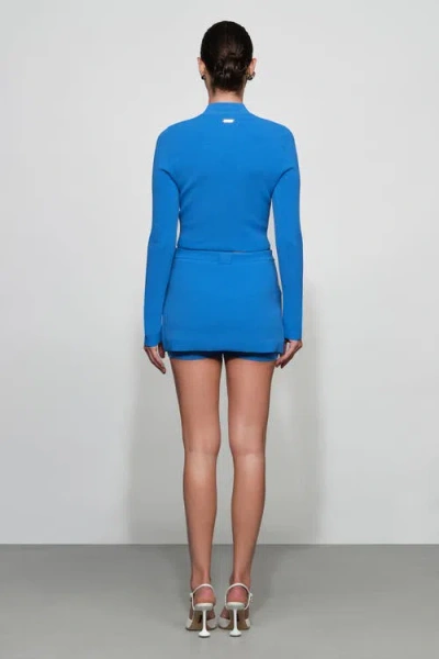 Et Ochs Dev Knit Skort In Blue