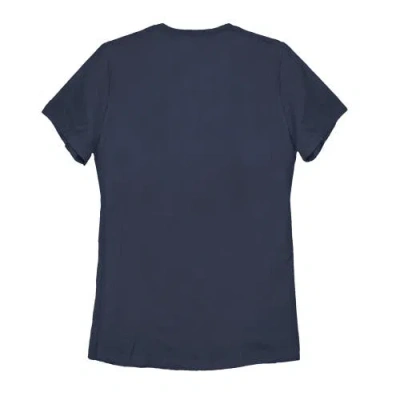 Disney Mom Collegiate Pattern  Graphic T-shirt In Blue