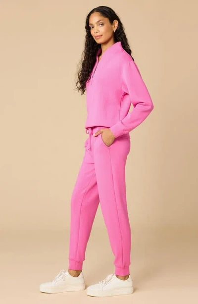 Softies Athleisure Dreamtech 1/4 Zip Jogger Set In Multi