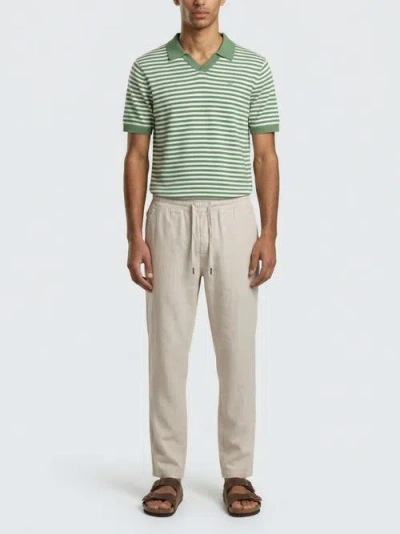 Walker & Hunt Milton Striped Polo Shirt In Multi