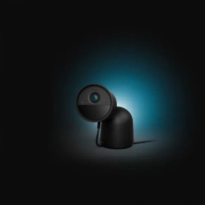 Philips Hue Secure Wired Security Camera With Desktop Stand In Black