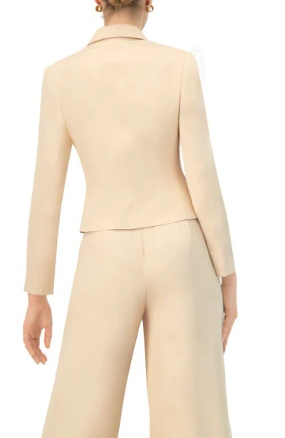 Ivonne Tailored Single-button Blazer In Neutral