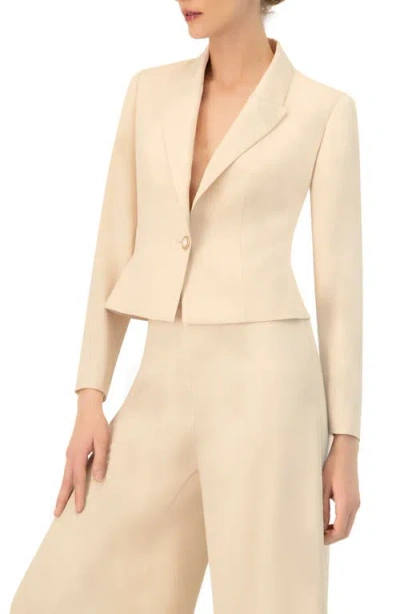 Ivonne Tailored Single-button Blazer In Neutral