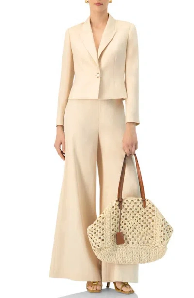 Ivonne Tailored Single-button Blazer In Neutral