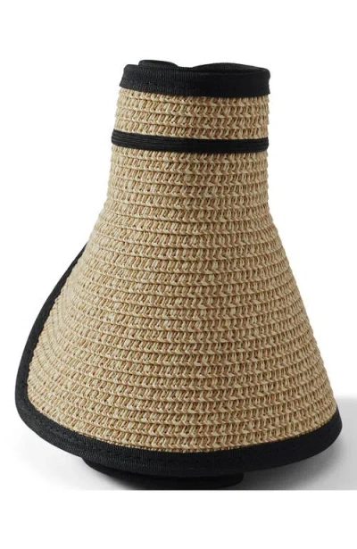 Lands' End Facesaver Packable Visor In Brown