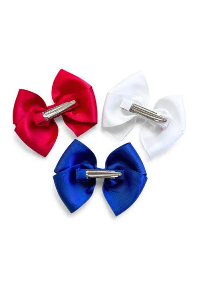 Bits & Bows Firecracker Summer Hair Bow Set In Multi