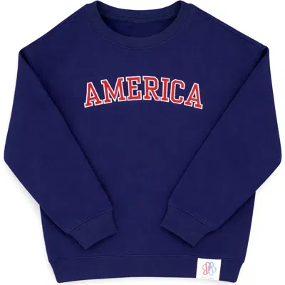 Bits & Bows America Sweatshirt In Blue