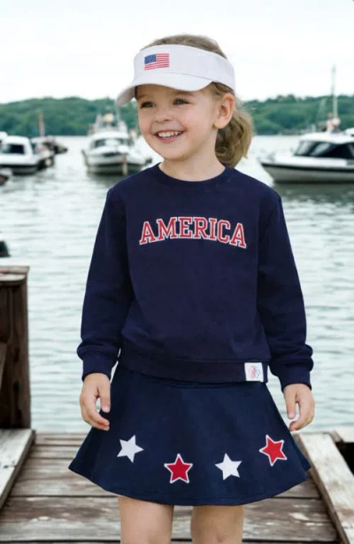 Bits & Bows America Sweatshirt In Blue