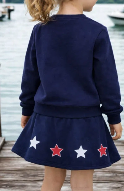 Bits & Bows America Sweatshirt In Blue