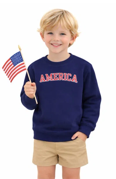 Bits & Bows America Sweatshirt In Blue
