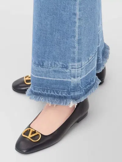 Valentino Garavani Valentino Vlogo Signature Leather Ballerina Flat In Multi