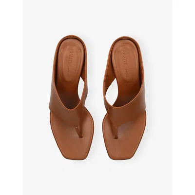 Khaite Marlow Mules In Brown