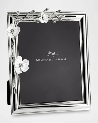 Michael Aram Orchid 8x10 Picture Frame In Silver