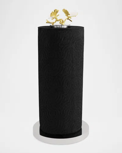 Michael Aram Butterfly Gingko Gold Tone Paper Towel Holder