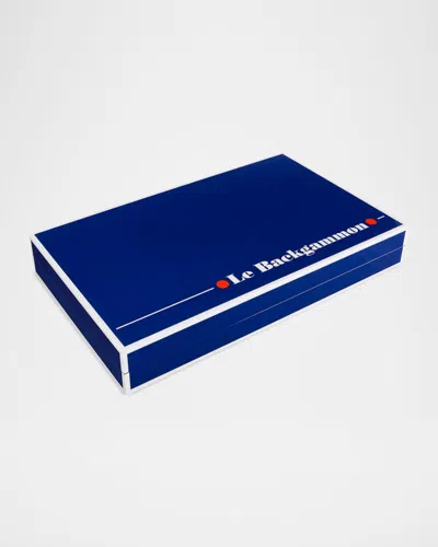 Jonathan Adler Le Backgammon Set In Blue