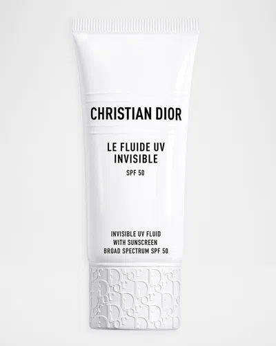 Dior Invisible Uv Fluid Hydrating Face Sunscreen 1 Oz.