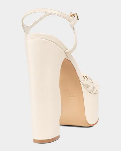 Schutz Tara Platform Sandal In White