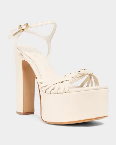 Schutz Tara Platform Sandal In White