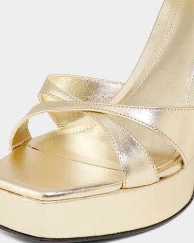 Schutz Maxine Platform Sandal In Gold