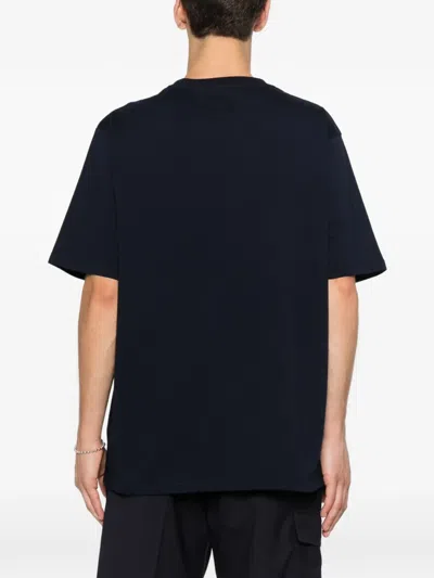 Ferrari Cotton T-shirt With  Logo In Blue